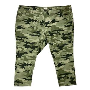 Nili Lotan For Target Pants Women 28W/30W Camouflage Cropped Ankle Retro Trouser